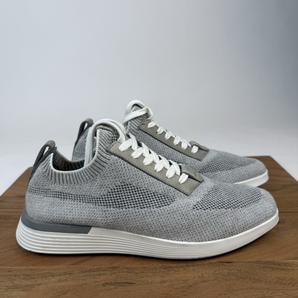 New NWOB Mens Wolf & Shepherd Supreme Knit Gray Trainers Sneakers Size‎ 6 M